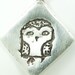 Child's Artwork Fine Silver Pendant