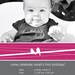 Modern Birds Birthday Invitation - Quantity 25 with White Envelopes