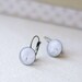 White butterfly Earrings
