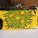Lipbalm lipstick Case frame lemon yellow large flower