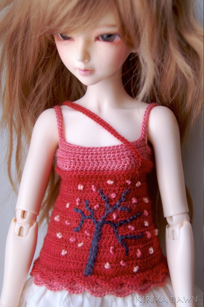 Yggdrasil top - Be My Valentine (MNF crochet top)
