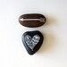 Painted Stone Set - Heart and Arrow