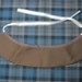 Sepia/Brown Tie-on Detachable Collar