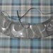 Grey/Gray Smoke Skulls Detachable Collar