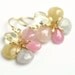 Sapphire Gemstone Flower Earrings by Fuss Jewelry