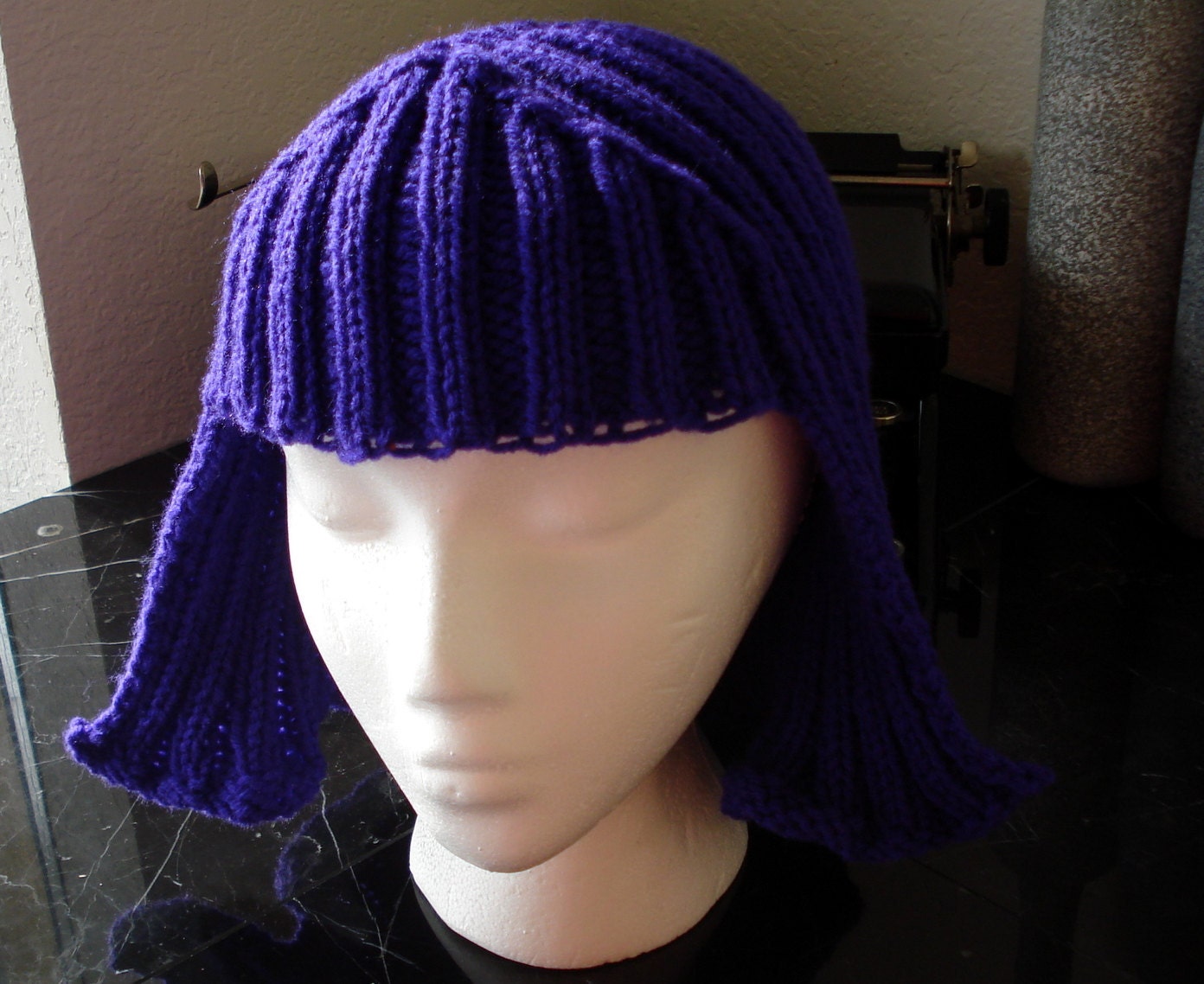 Purple Hat Hair