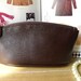Leather Purse / Wallet / Cindy Bag / Comestic Bag / Handbag Dark Coffee
