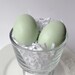 Easter Soap-Pastel Green Easter Egg Soap-Goat's Milk Soap-Almond Scented-Box Set of 2