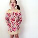 Children Spring Fashion, Velveteen Sunki Dress, made to order long sleeved girls dress with pockets in cream, berry, aqua