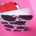 cat pattern notecard