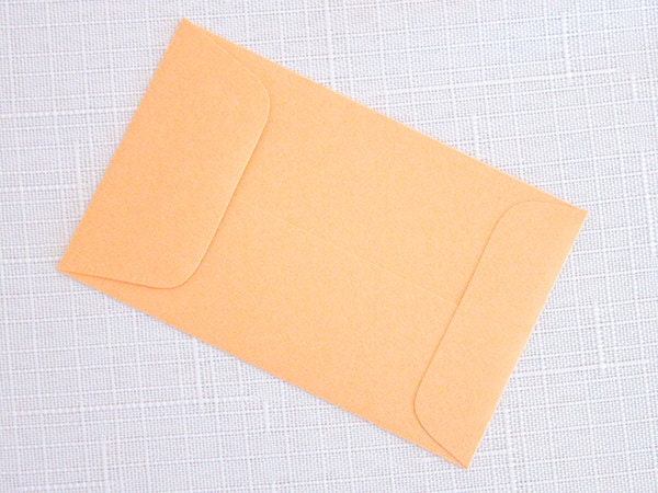 ORANGE POPPY Mini Envelopes - 25 Pack (No.1 Baby or A1)