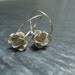 Succulent Hoop Earrings