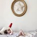 Star shaped Pillow or cushion - cream, soft cotton