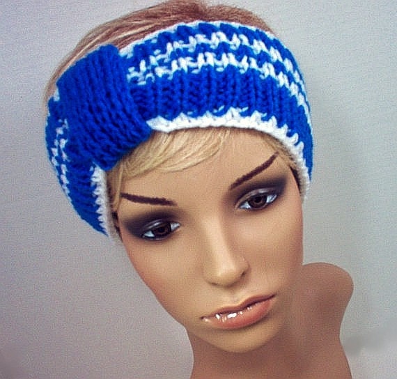 Ear Warmer Headband Sports College University Kentucky Duke Inspired Blue White Dallas Cowboys Indianapolis Colts Superbowl