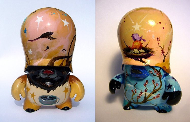 Custom OOAK Teddy Troop figure