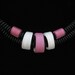 1980's Penrose Designs Glass Beaded Necklace, Ricky Bernstein