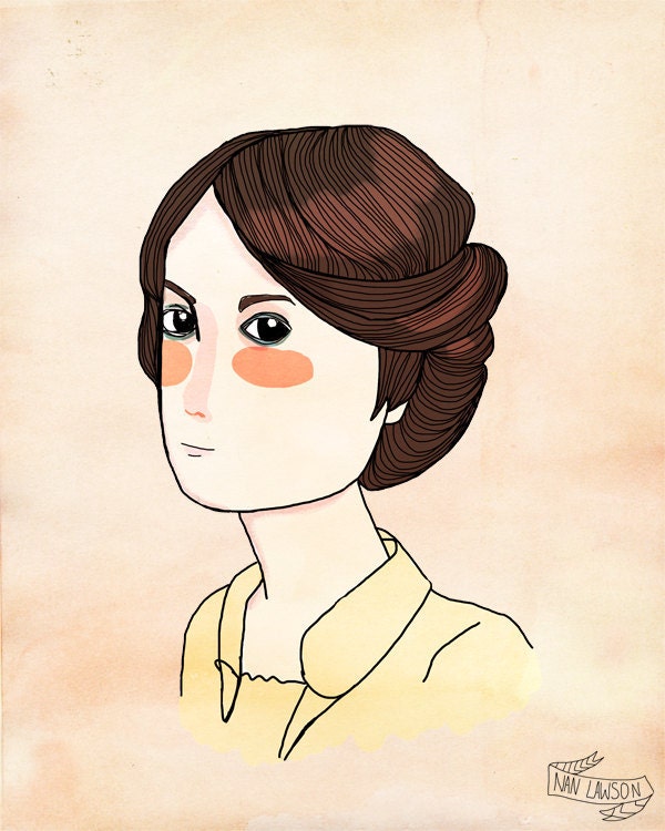 Lady Mary - 8 x 10 Illustration Print
