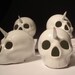 Gloss White Unicorn Skulls