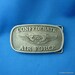Confederate Air Force cast pewter belt buckle