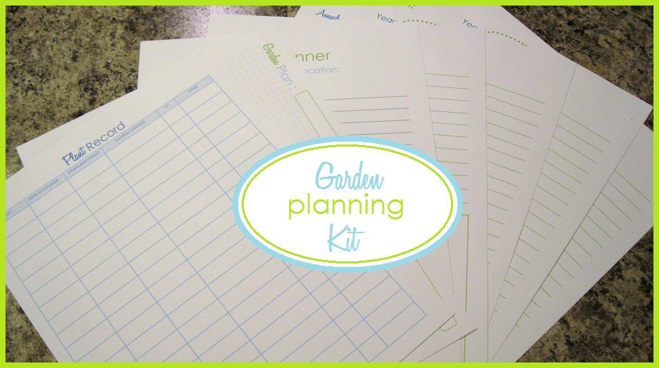 Garden Planning Kit - 7 documents