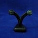 Dark Green Cthulhu Cameo Earrings - Handmade Polymer Clay Jewelry