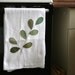 flour sack towel- greens