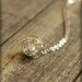Caged Pearl Necklace in Silver