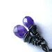 Purple Quartz Earrings  Amethyst Sterling by ChristianJessie from etsy.com
