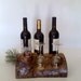 Aspen Bar top wine rack gift set