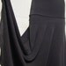 Lady's long, modest, maxi knit  missionary, travel, or work skirt in solid black,  size small-medium