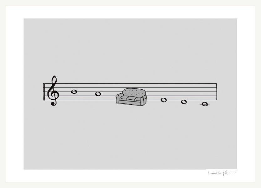 Ti La SoFa Mi Re Do - Art Print
