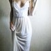 breathless - vintage 1960s revived stunning ivory organic bamboo lace dress