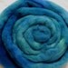 Blue Moon of Neptune Hand Dyed Falklands Wool Roving 1.6 ounces - Free Domestic Shipping
