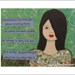 She Thought About Visiting Paris - 8x10 Mixed Media Art Print