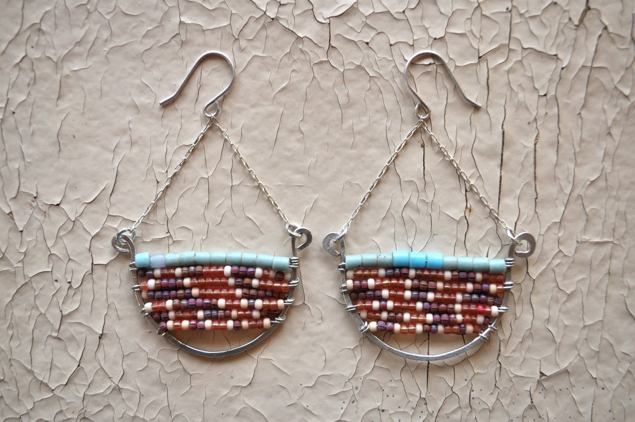 Dang Chandelier Beaded Earrings