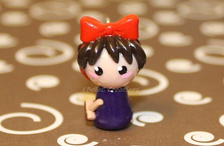 Kiki from Kiki's Delivery Service Chibi Phone Charm