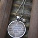 Vintage Bible Verse Pendant Necklace Titus 2:13
