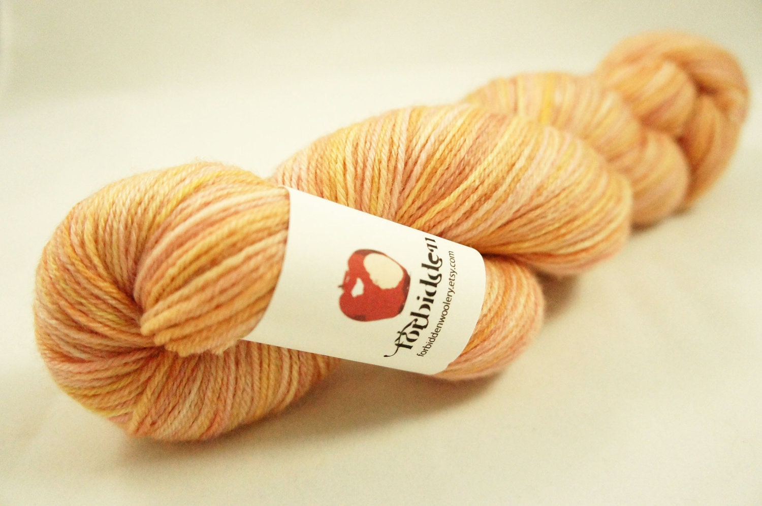 BFL/Bamboo Fingering Sock Yarn - Wrath - A Rose By Any Other Name