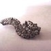 vintage Art Deco rhinestone brooch