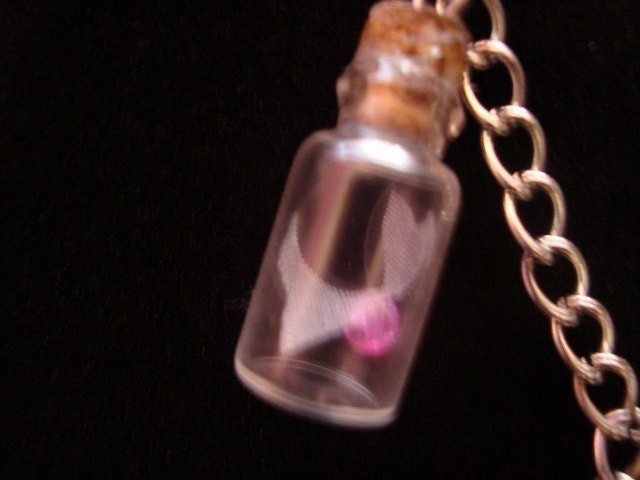 Legend of Zelda Fairy/Poe in a Bottle Necklace