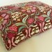 Dog Bed- Cat Bed in Amy Butler Disco Flowers and Passion Lily- Small