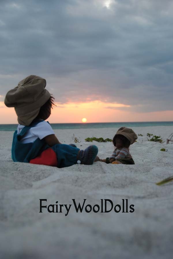 Felix & Izzy Brothers for eternity a FairyWoolDoll original creation Waldorf cloth doll