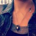 Burnished Silver Kettlebell Necklace
