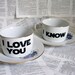 Romania I love you I know Star Wars themed altered vintage teacup and saucer set
