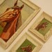 Vintage Paint by Number Horses, Set of Three Paintings