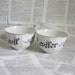 Evil and Eviler Royal Motif Altered Vintage Teacup Set