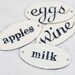 Custom Made French Enameled Tags, luggage tags, and labels