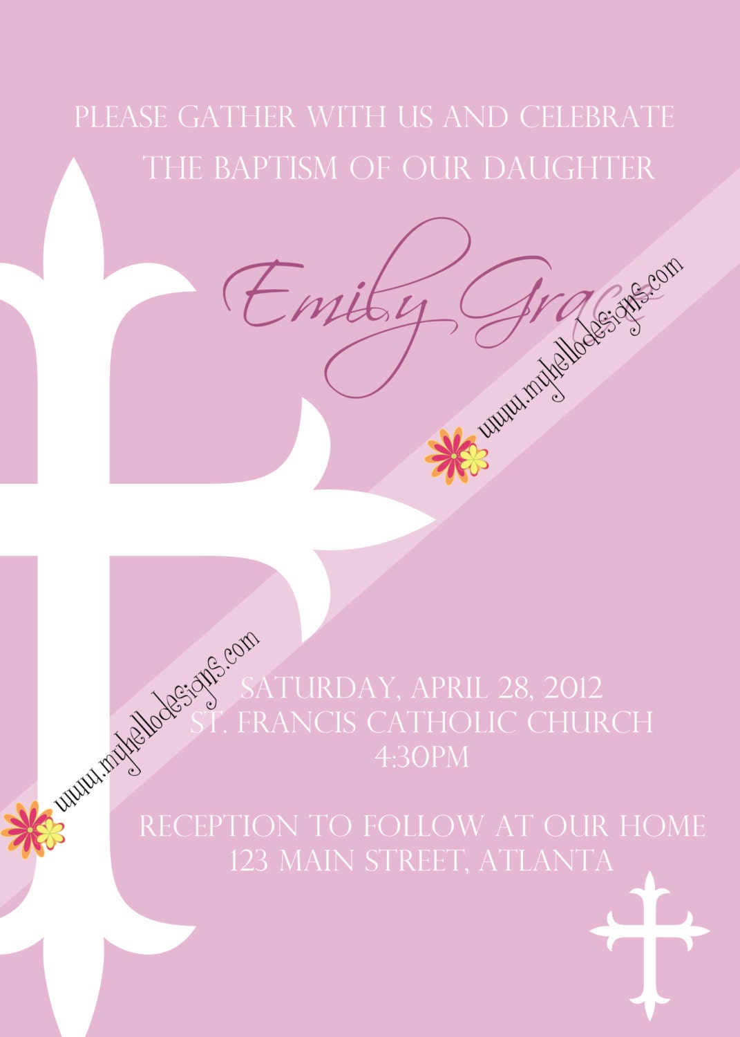 Baptism:  Simple Cross