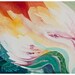 Bird of Paradise Abstract Watercolor Painting