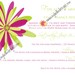 Bridal Shower Invitation:  Chrysanthemum Flower
